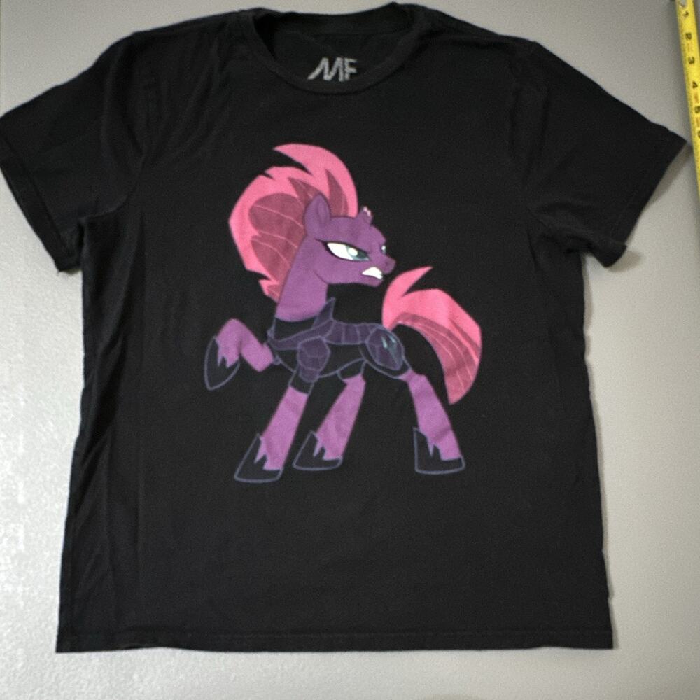 My Little Pony Unisex Adults M Black Tempest Shadow Graphic Crew Neck Tee